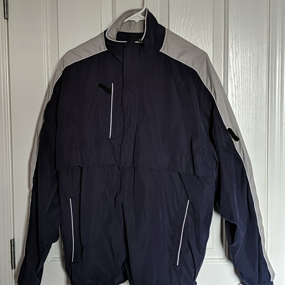 90s vintages Antigua navy pullover windbreaker